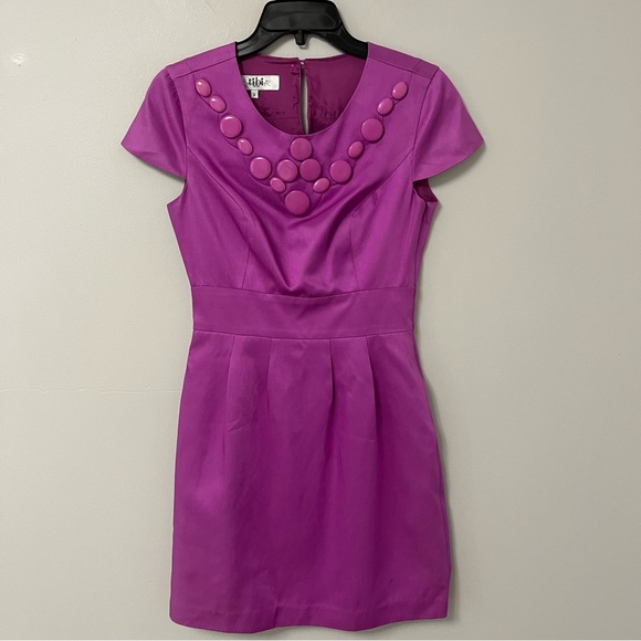 TIBI purple career dress - Picture 1 of 3